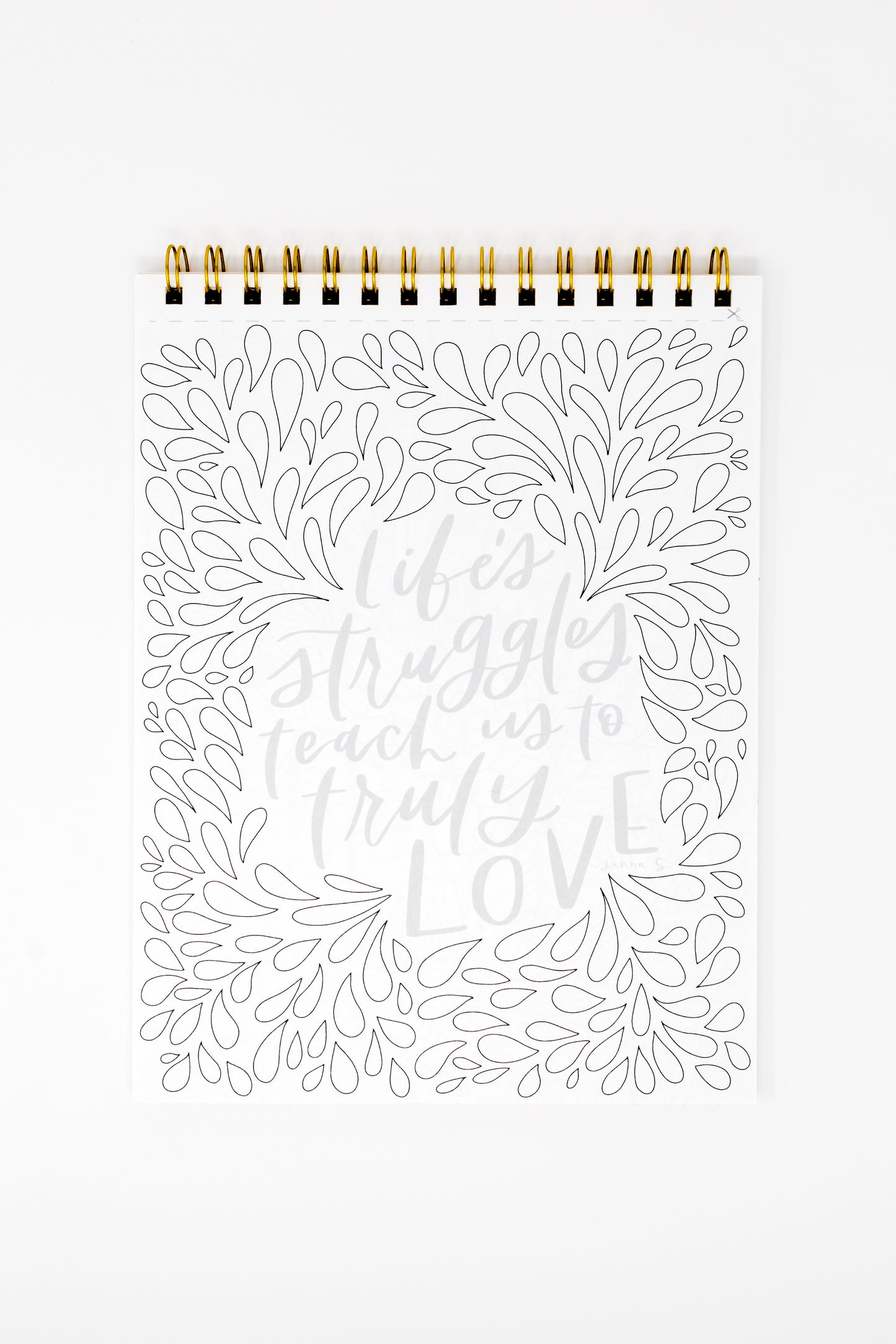 Bloom In Color || A Floral and Faith-Filled Hand Lettering Coloring Book