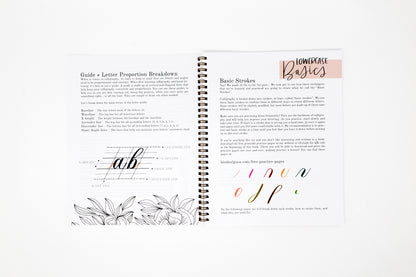 Learn Calligraphy In A Modern Way - Guide + Workbook