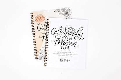 Learn Calligraphy In A Modern Way - Guide + Workbook