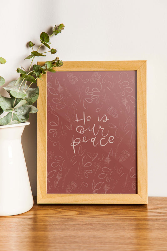 He Is Our Peace Physical Print